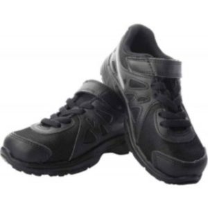 black leather nike school shoes